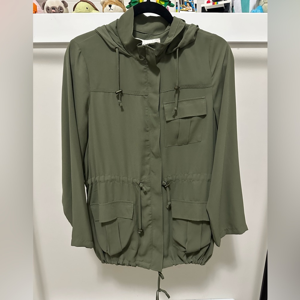Daniel Rainn Utility Jacket in Army Green